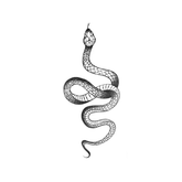 Snake Waterproof Fake Tattoo Sticker